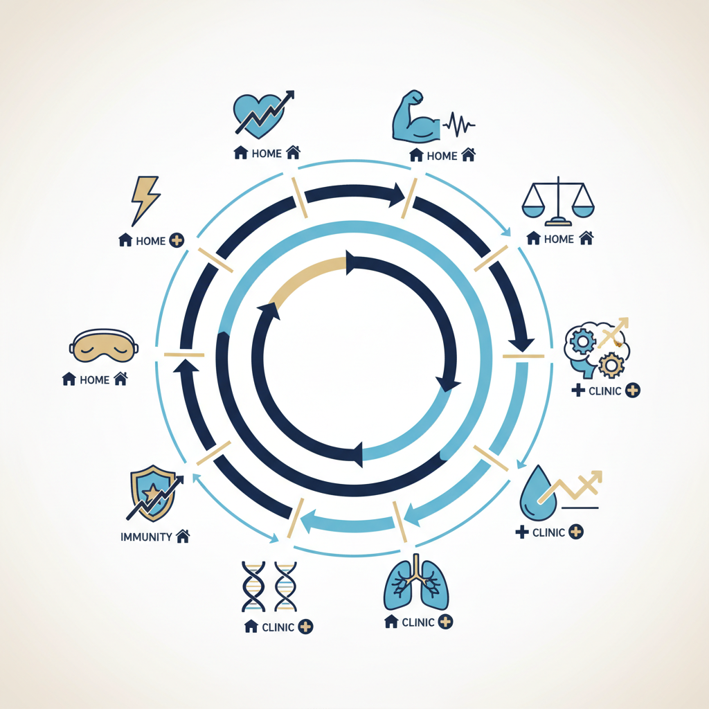 How to Measure Long-Term Health Progress: 10 Metrics, Tools & Habits - Infographic illustration