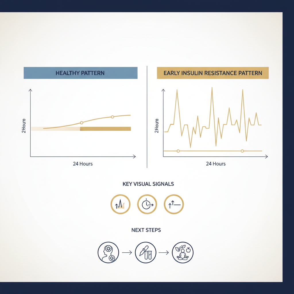 Can a CGM Detect Insulin Resistance? Evidence‑Based Guide (2026) - Infographic illustration
